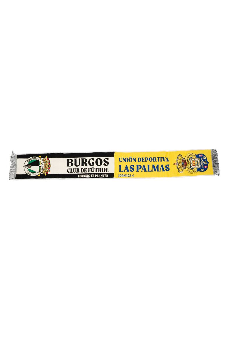 Bufanda partido Burgos CF - UD Las Palmas