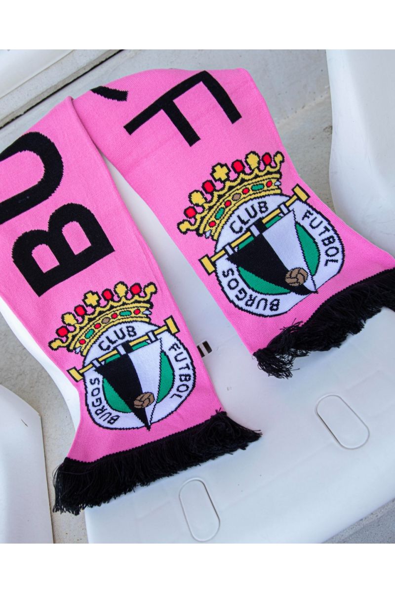 Bufanda rosa Burgos CF