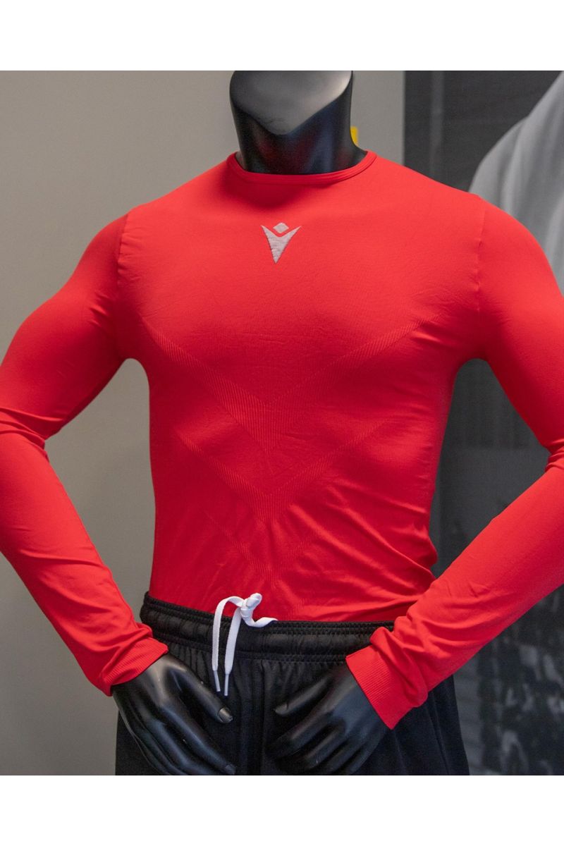 Camiseta térmica Macron (roja/naranja/amarilla)